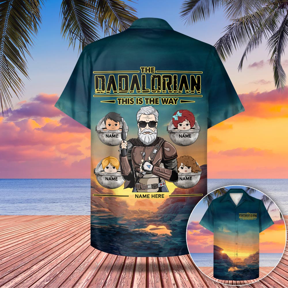 The Dadalorian This Is The Way Hawaiian Shirt