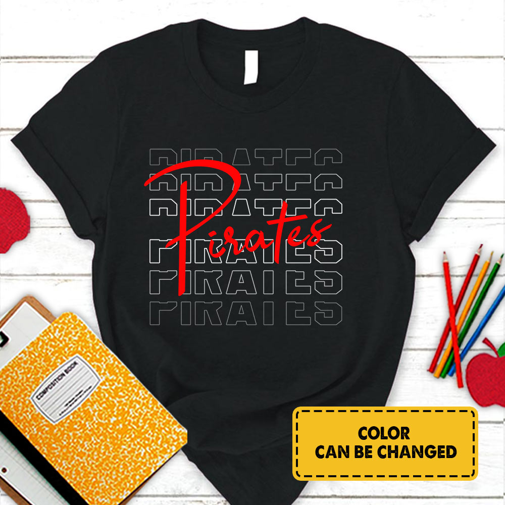 Personalized Pirates Echo T-Shirt For Teacher