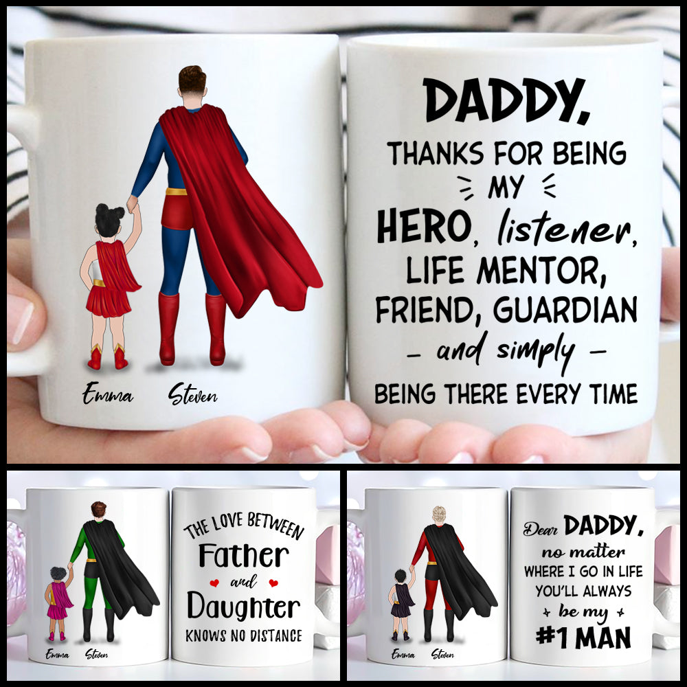 The Love Between A Father And A Daughter Knows No Distance Mug
