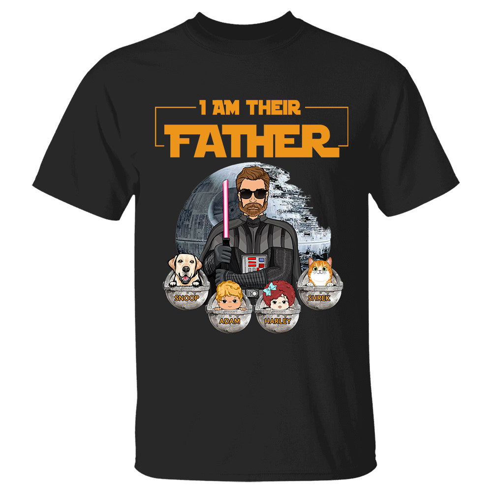 I Am Their Father - Custom Shirt With Kids Gift For Dad Mom