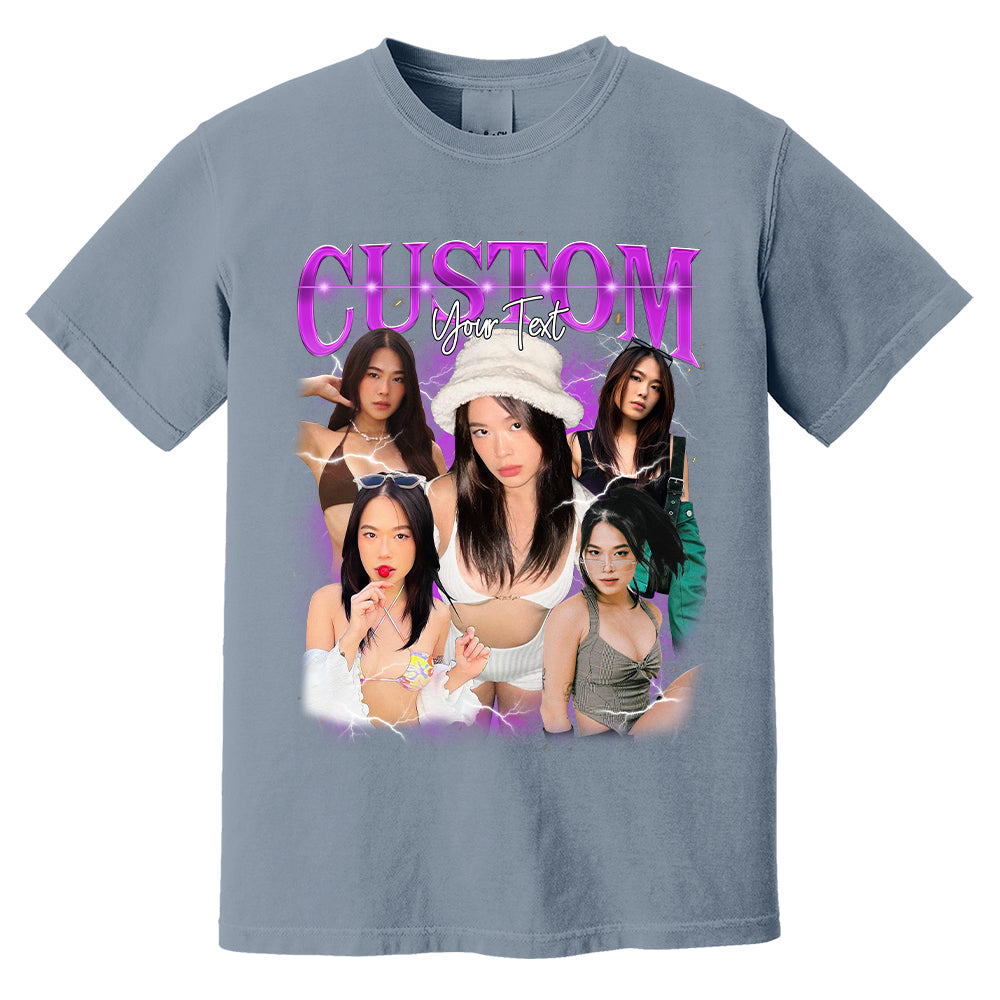 Custom Bootleg Rap Tee, Custom Photo - Vintage Graphic 90s T-shirt, Custom Photo Shirt, Custom Your Own Bootleg Idea Here, Insert Your Design