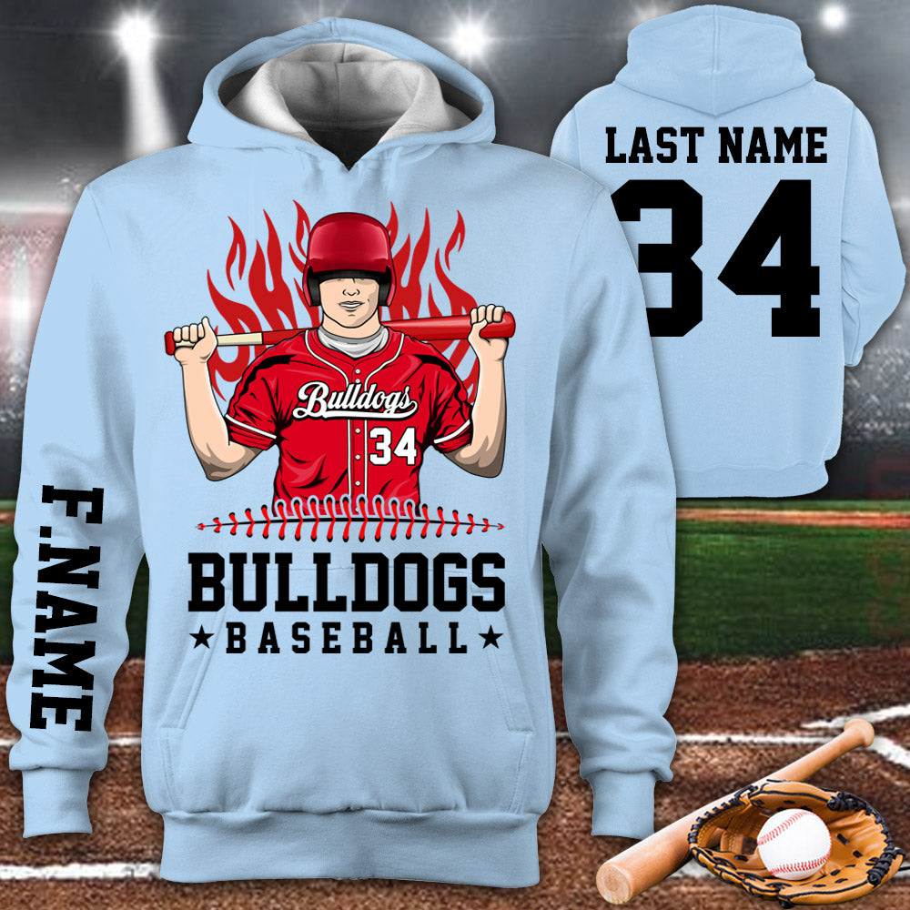 Personalized Shirt Team Name Spirit Name Baseball All Over Print Shirt For Baseball Son Mom Dad Family Game Day Shirt H2511