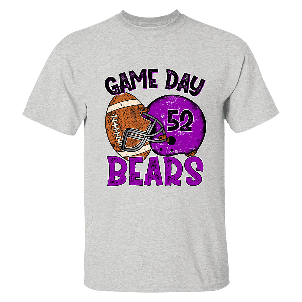 Game Day Football Personalized Shirt Custom Team Name