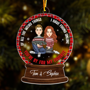 Of All The Weird Things I Have Found Online, You’re By Far My Favorite - Personalized Couple Ornament