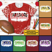 Custom School's Name Teacher All Over Print Shirt