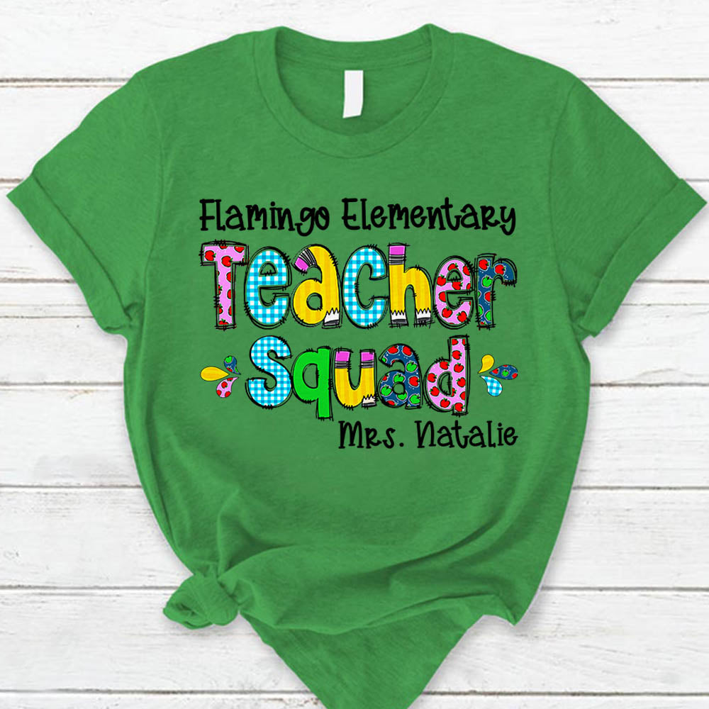 Personalized T-Shirt Cardinals School Grade Level Teacher Shirt Hk10