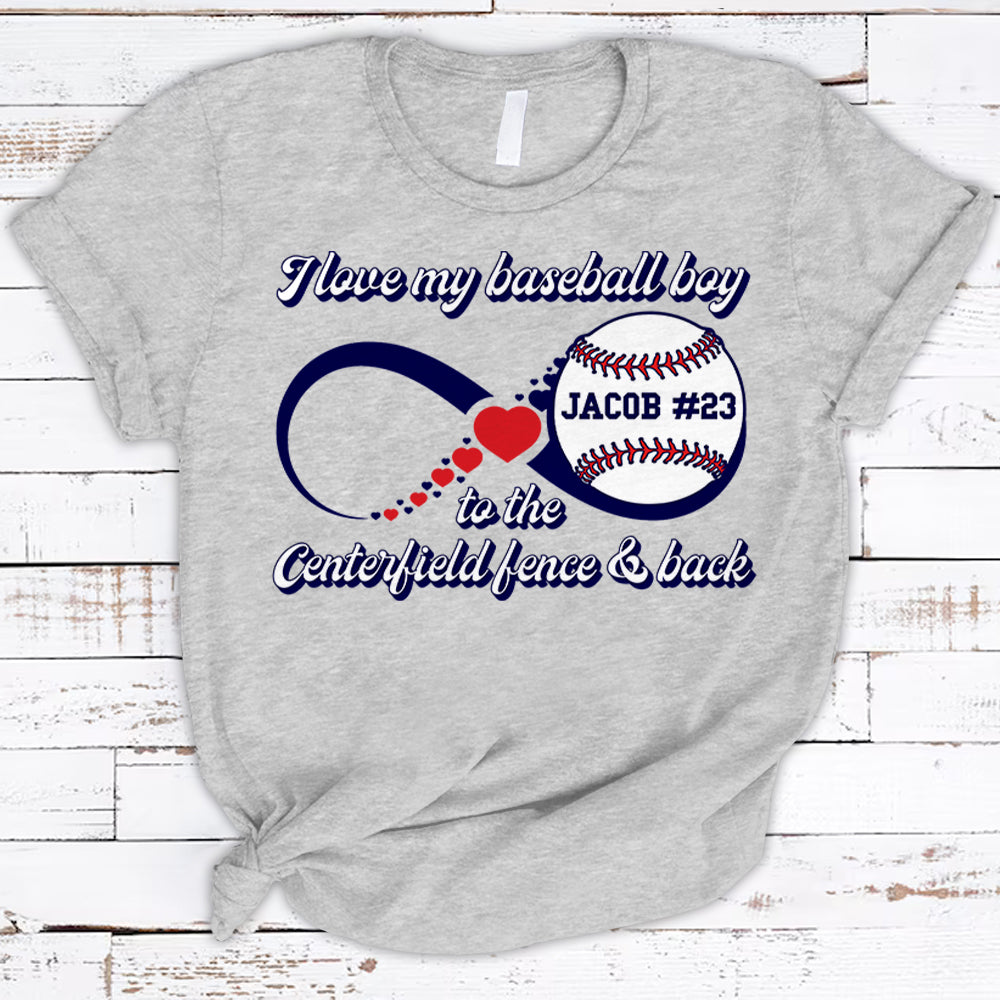 Custom Baseball Number Shirt, Baseball Mom Shirt, Baseball Lover Shirt -  Ink In Action