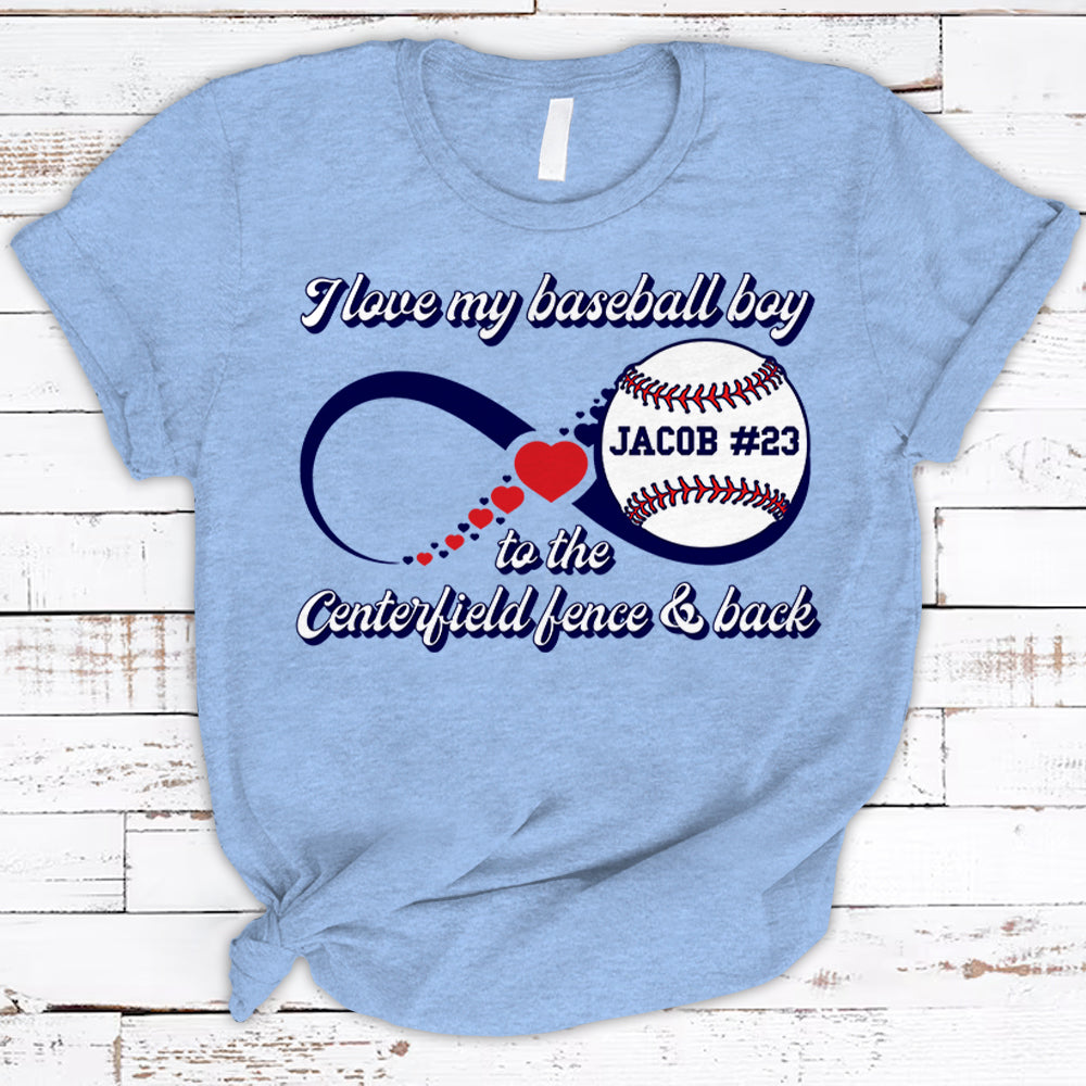 Custom Baseball Number Shirt, Baseball Mom Shirt, Baseball Lover Shirt -  Ink In Action