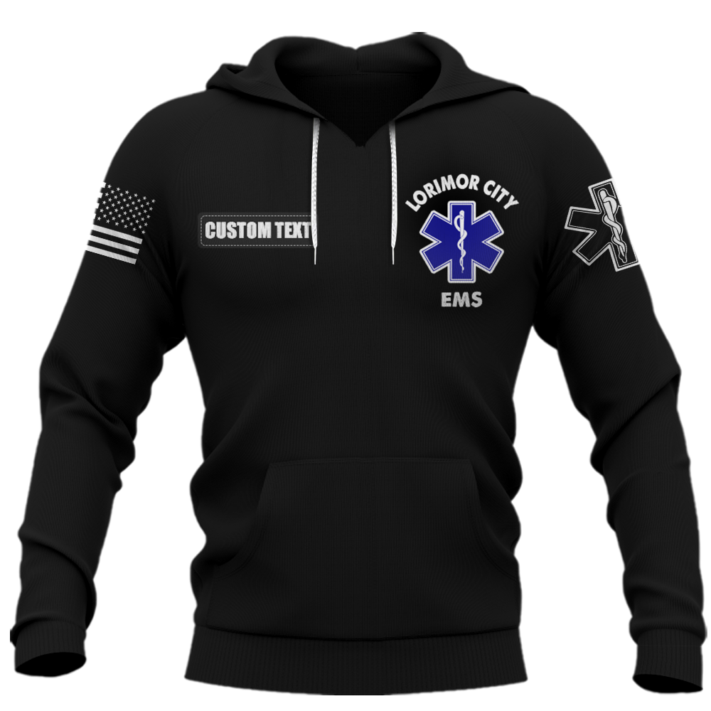 Custom Shirt Emt Ems Firefighter Free Personalization Rescue All Over Print Shirt K1702
