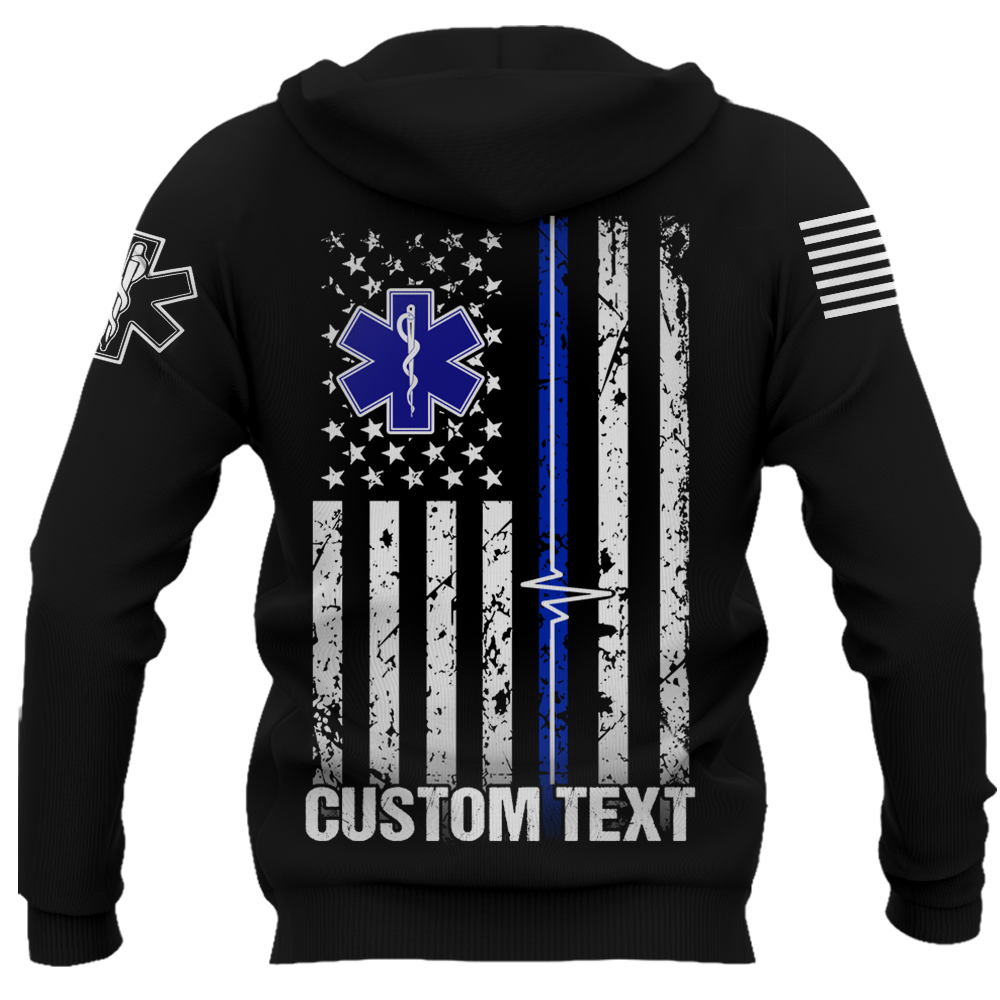 Custom Shirt Emt Ems Firefighter Free Personalization Rescue All Over Print Shirt K1702