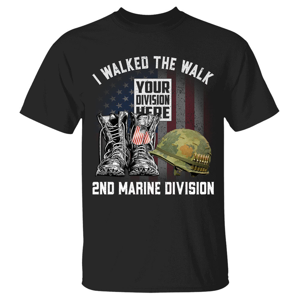Personalized Shirt I Walked The Walk US Veteran Gift For Veteran K1702