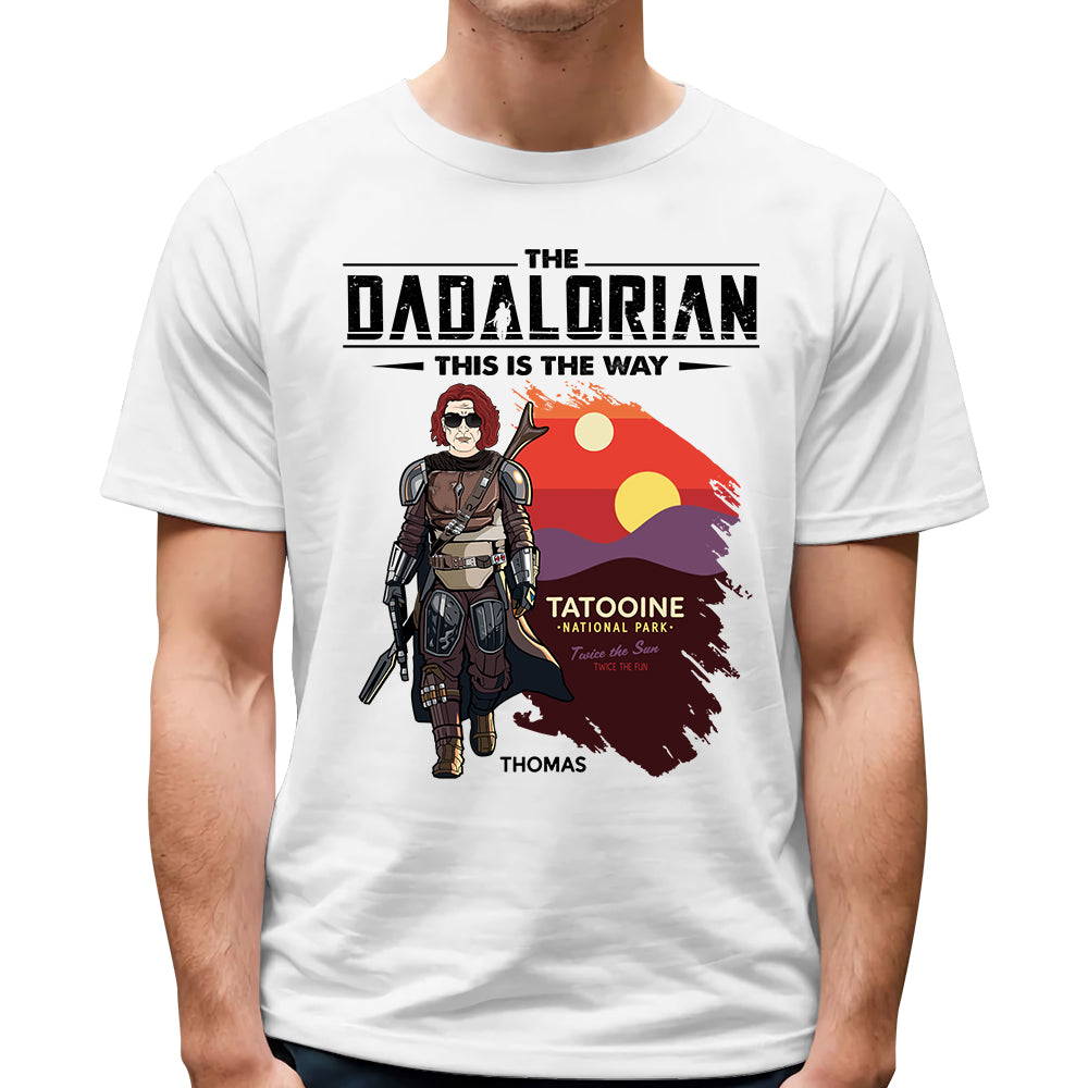 The Dadalorian This Is The Way Planet Personalized Shirt Ver2
