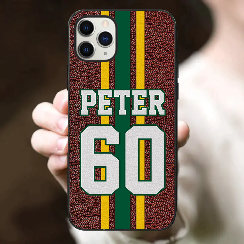 Personalized Football Phone Case Custom Name And Number Player K1702