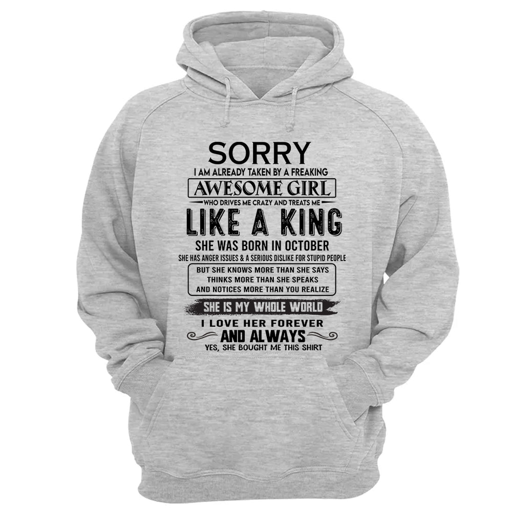Awesome Girl Born In October - Special Gift For Your Boyfriend, Husband