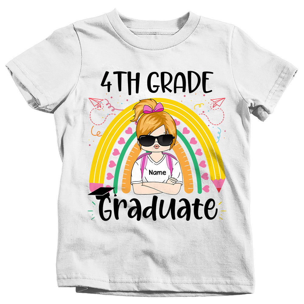 Personalized 4Th Grade Graduate, Graduation Shirt Gift For Kid
