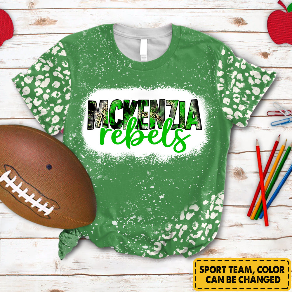 Personalized Rebels Custom Sport Team Name School Spirit All Over Print Shirts For Teacher