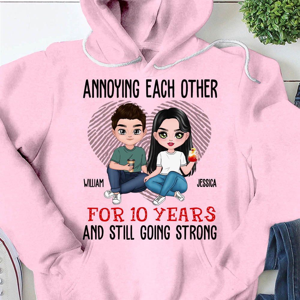 Annoying Each Other For Years And Still Going Personalized Shirt For Couple Lover Gift For Husband Wife