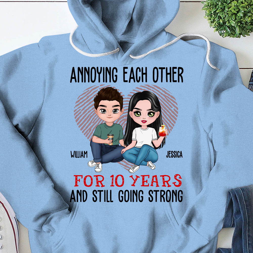 Annoying Each Other For Years And Still Going Personalized Shirt For Couple Lover Gift For Husband Wife