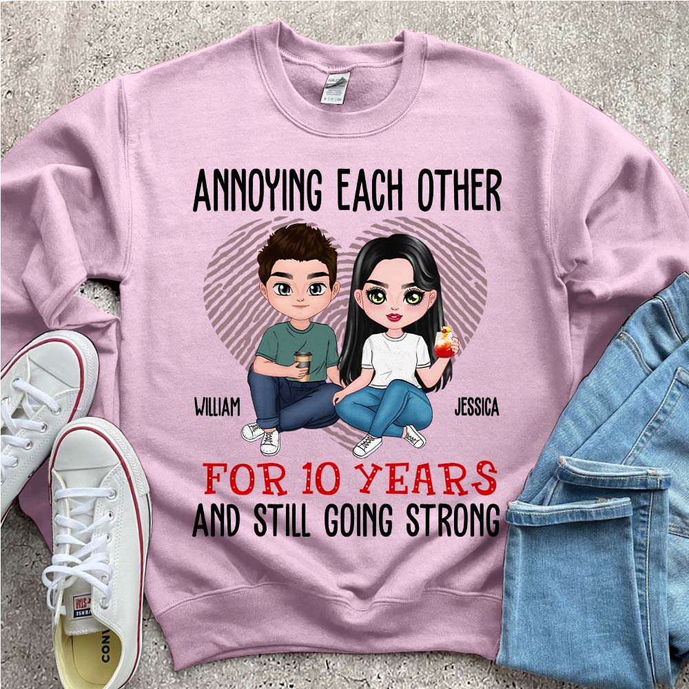 Annoying Each Other For Years And Still Going Personalized Shirt For Couple Lover Gift For Husband Wife