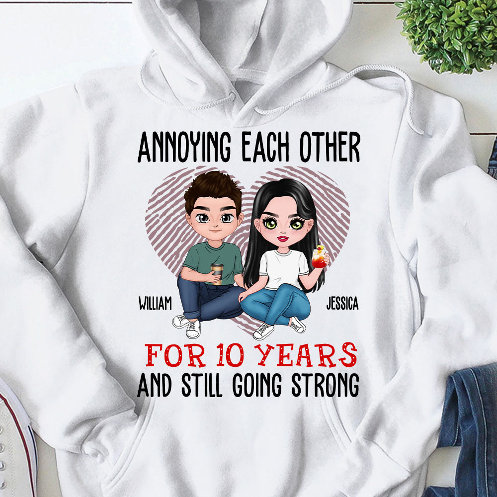 Annoying Each Other For Years And Still Going Personalized Shirt For Couple Lover Gift For Husband Wife
