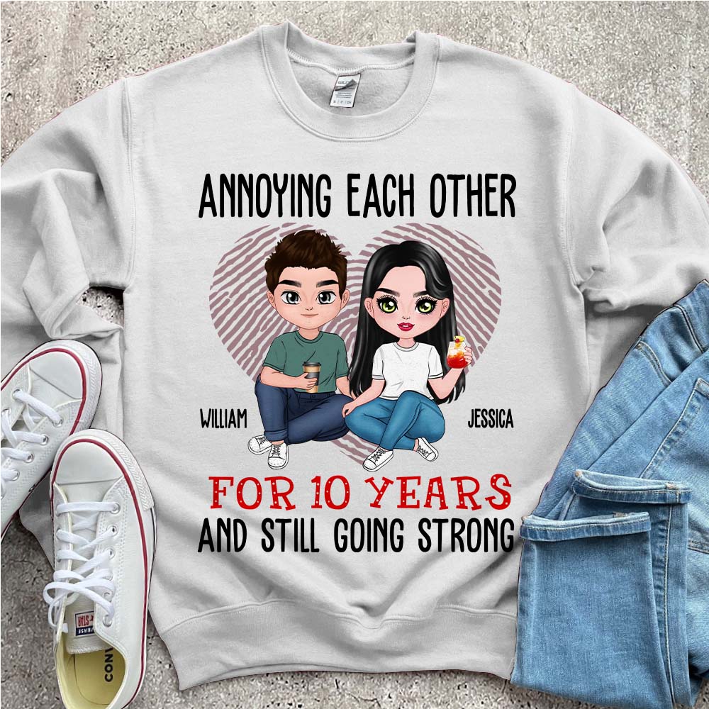 Annoying Each Other For Years And Still Going Personalized Shirt For Couple Lover Gift For Husband Wife