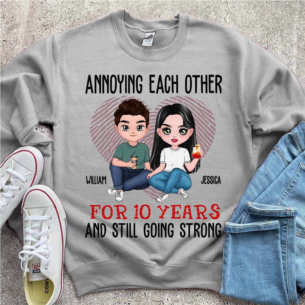 Annoying Each Other For Years And Still Going Personalized Shirt For Couple Lover Gift For Husband Wife