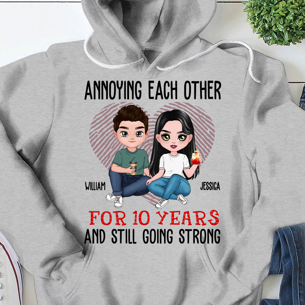 Annoying Each Other For Years And Still Going Personalized Shirt For Couple Lover Gift For Husband Wife