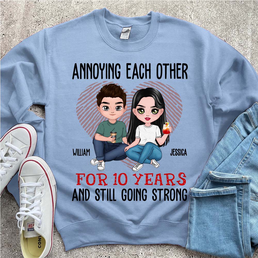 Annoying Each Other For Years And Still Going Personalized Shirt For Couple Lover Gift For Husband Wife