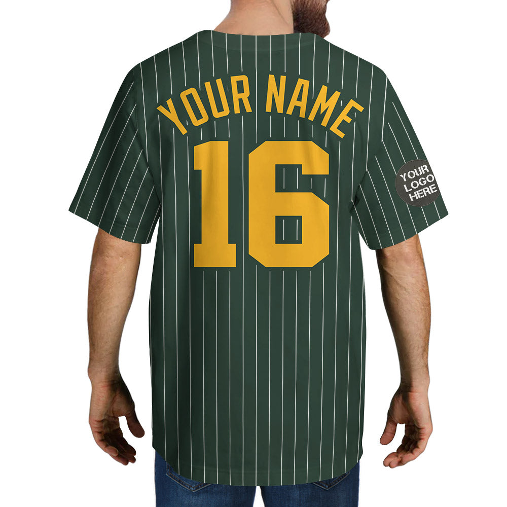 Oakland Athletics Custom Name & Number Baseball Jersey Shirt Best