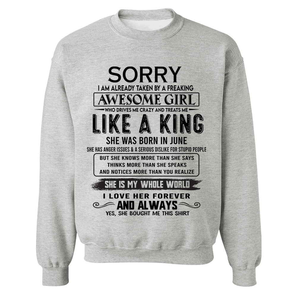 Awesome Girl Born In June - Special Gift For Your Boyfriend, Husband