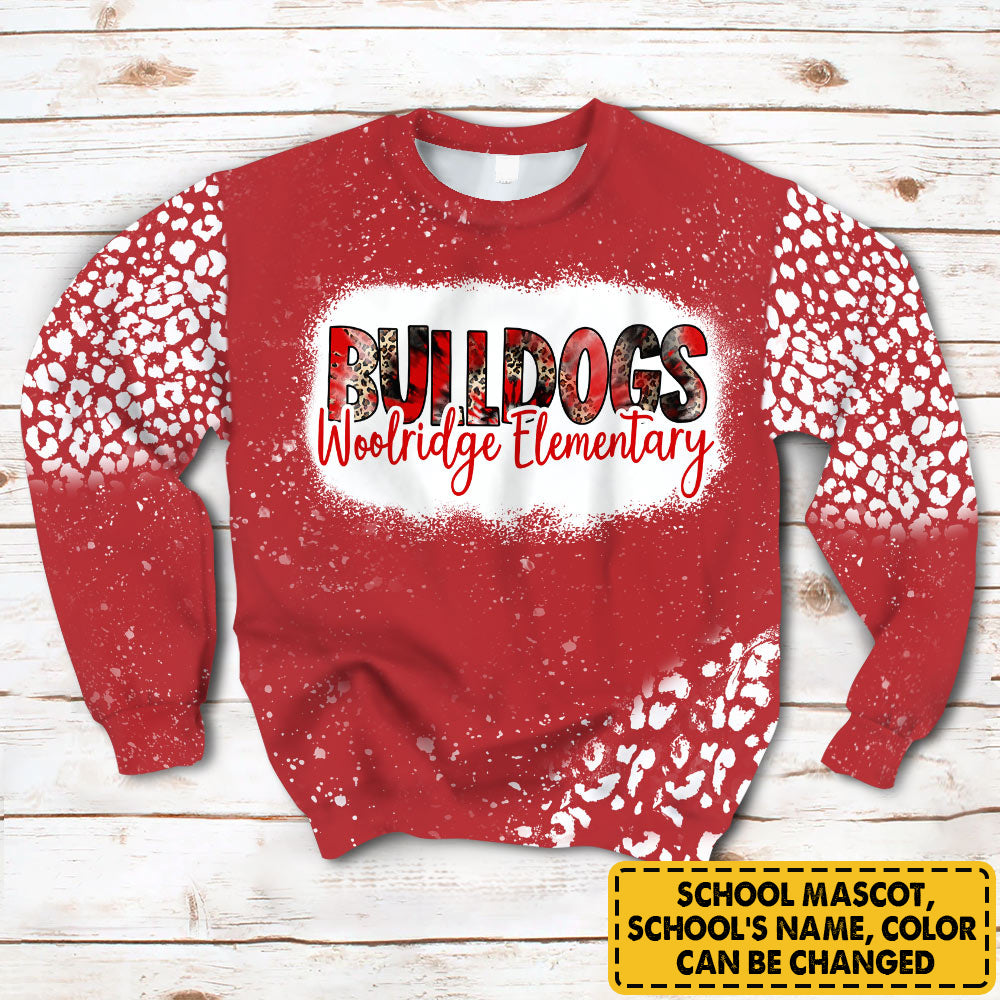 Custom School's Name Teacher All Over Print Shirt