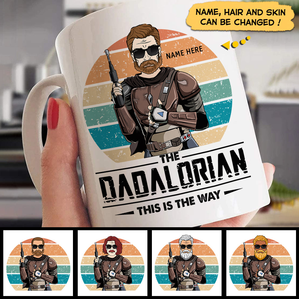 The Dadalorian This Is The Way Personalized Mug For Father Dad