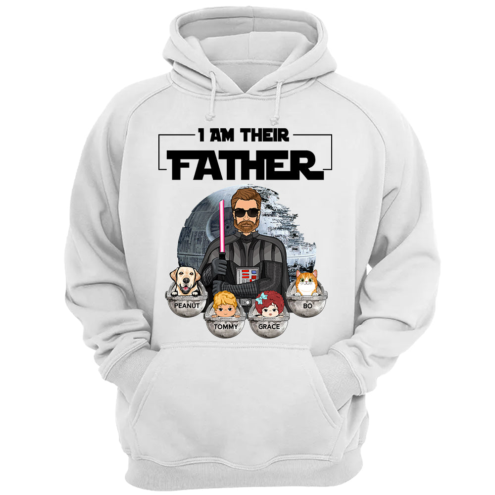 I Am Their Father - Custom Shirt With Kids Gift For Dad Mom