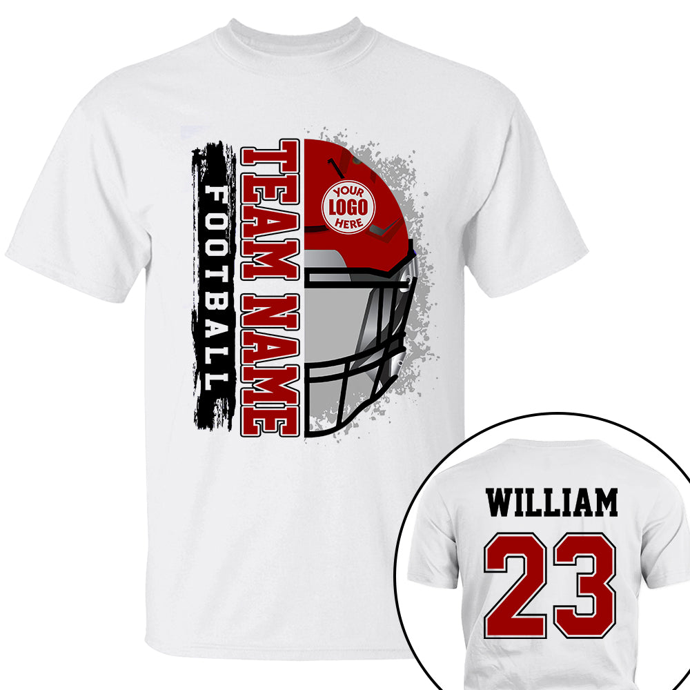 American Football Helmet Team Shirt - Football Game Days Custom Shirt Gift For Football Player Football Lovers K1702
