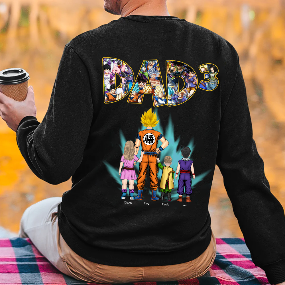 Personalized Shirt Gift For Dad, Father's Day Gift, Birthday Gift For Him - Backside Print Shirt