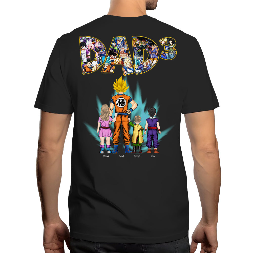 Personalized Shirt Gift For Dad, Father's Day Gift, Birthday Gift For Him - Backside Print Shirt
