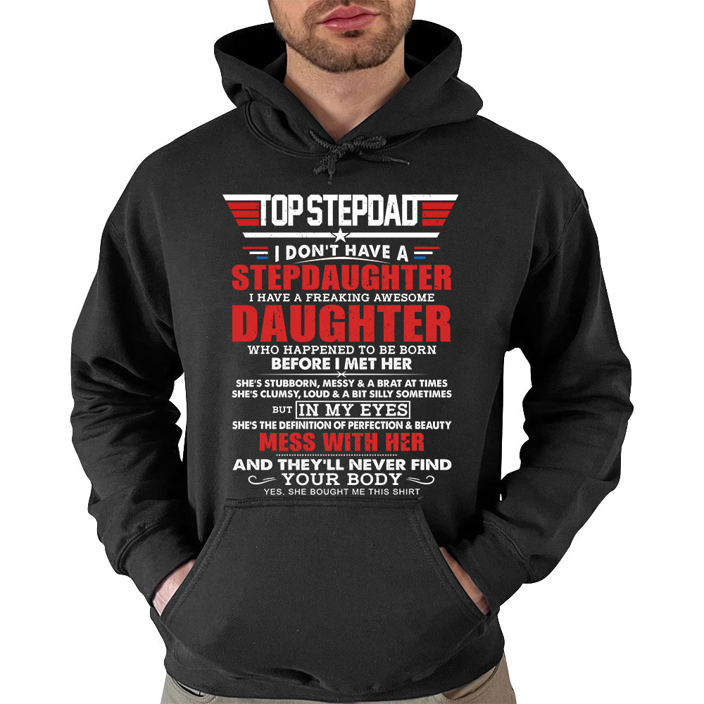 Top StepDad Shirt Gift From Step Daughter