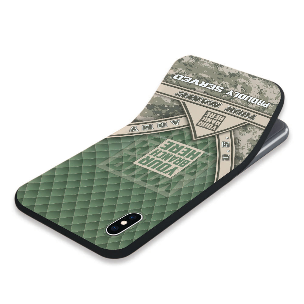 Personalized Phone Case For Military Veteran Custom Gift For Military Veteran Soldier Phone Case K1702