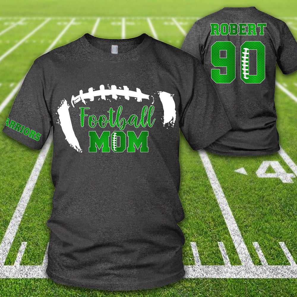 Glitter Football Shirt, Football Mom Shirts