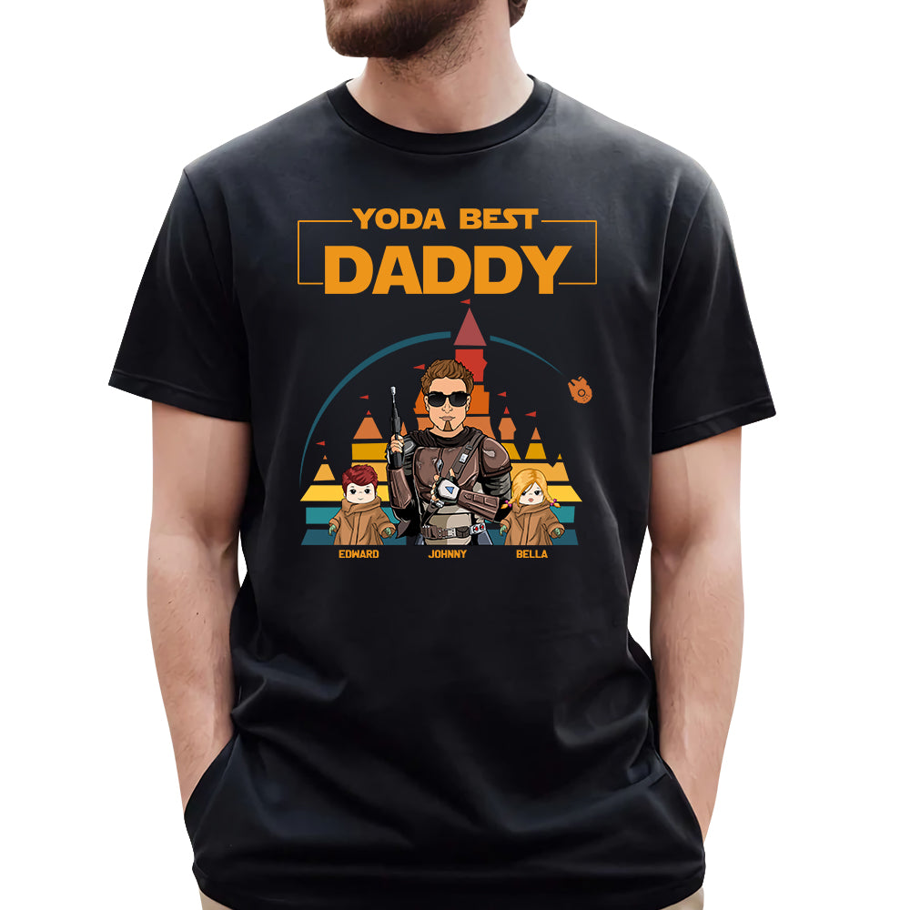 Yoda Best Dad - Custom Shirt Gift For Dad Papa