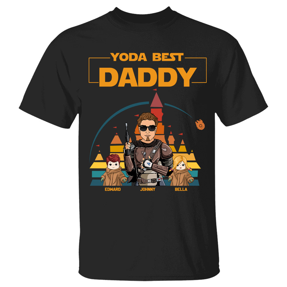 Yoda Best Dad - Custom Shirt Gift For Dad Papa