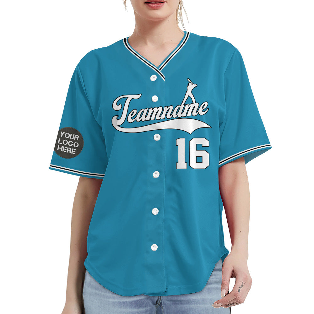 Custom Panther Blue Baseball Jerseys  Stitches Baseball Uniforms Apparel -  FansIdea