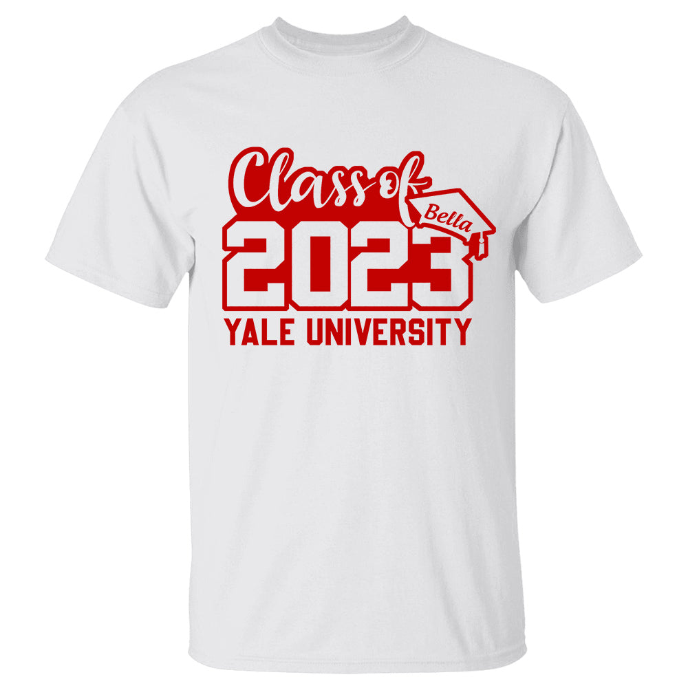 Personalized Graduation Shirt Class Of 2023 Gift For Senior Custom Color Design K1702