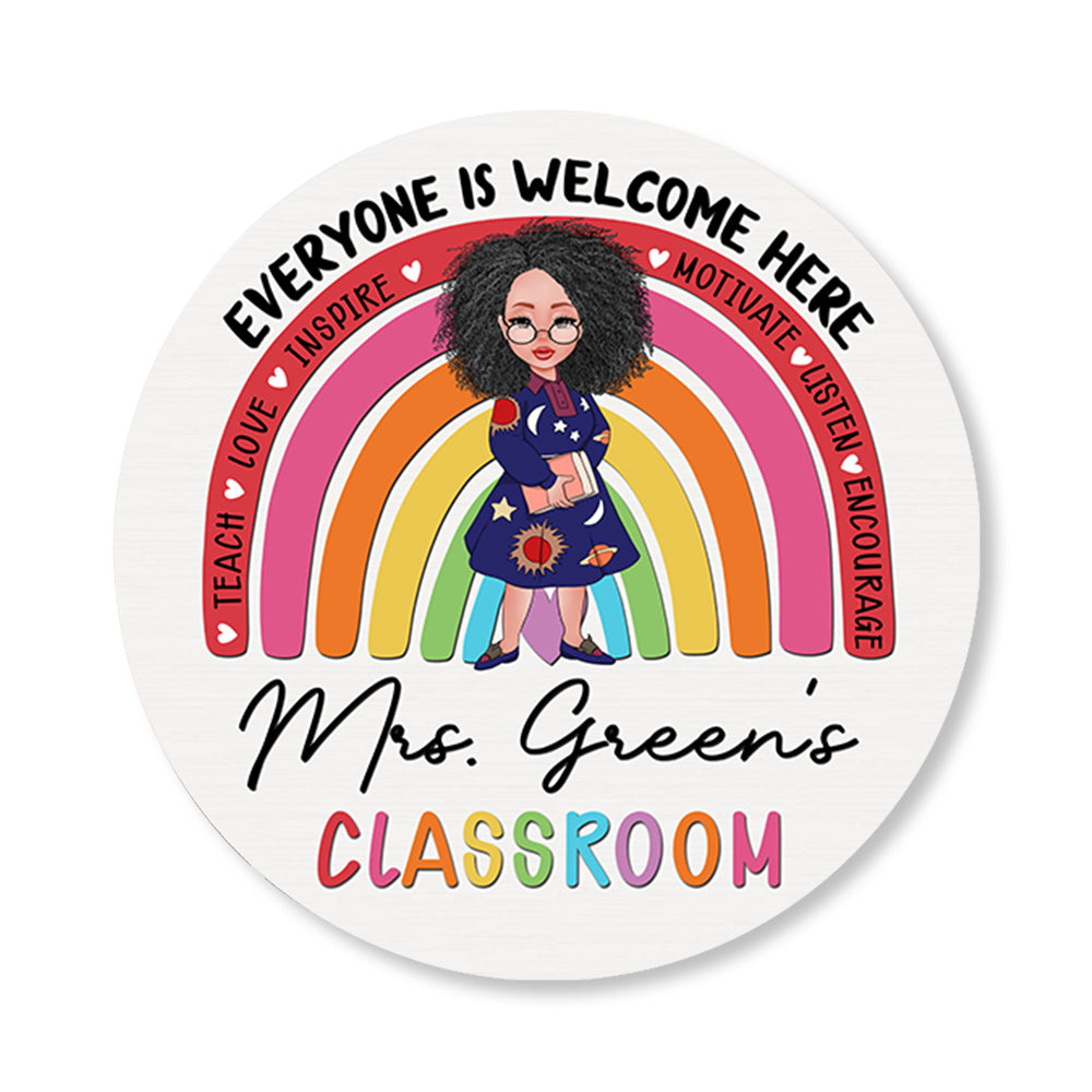 In This Classroom You Are Custom Back To School Decor - Personalized Wood Sign