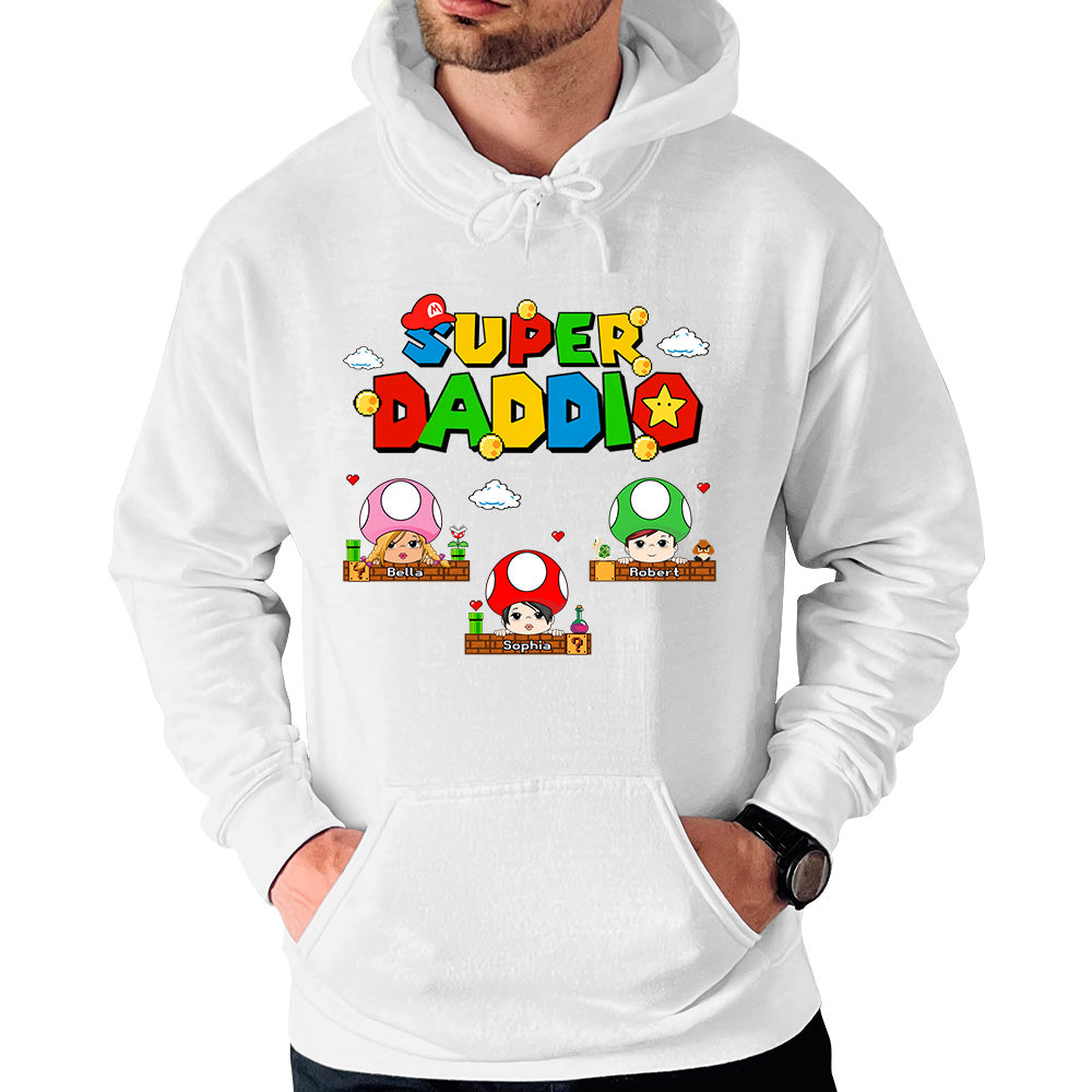 Super Daddio Personalized Shirt Gift For Father's Day K1702