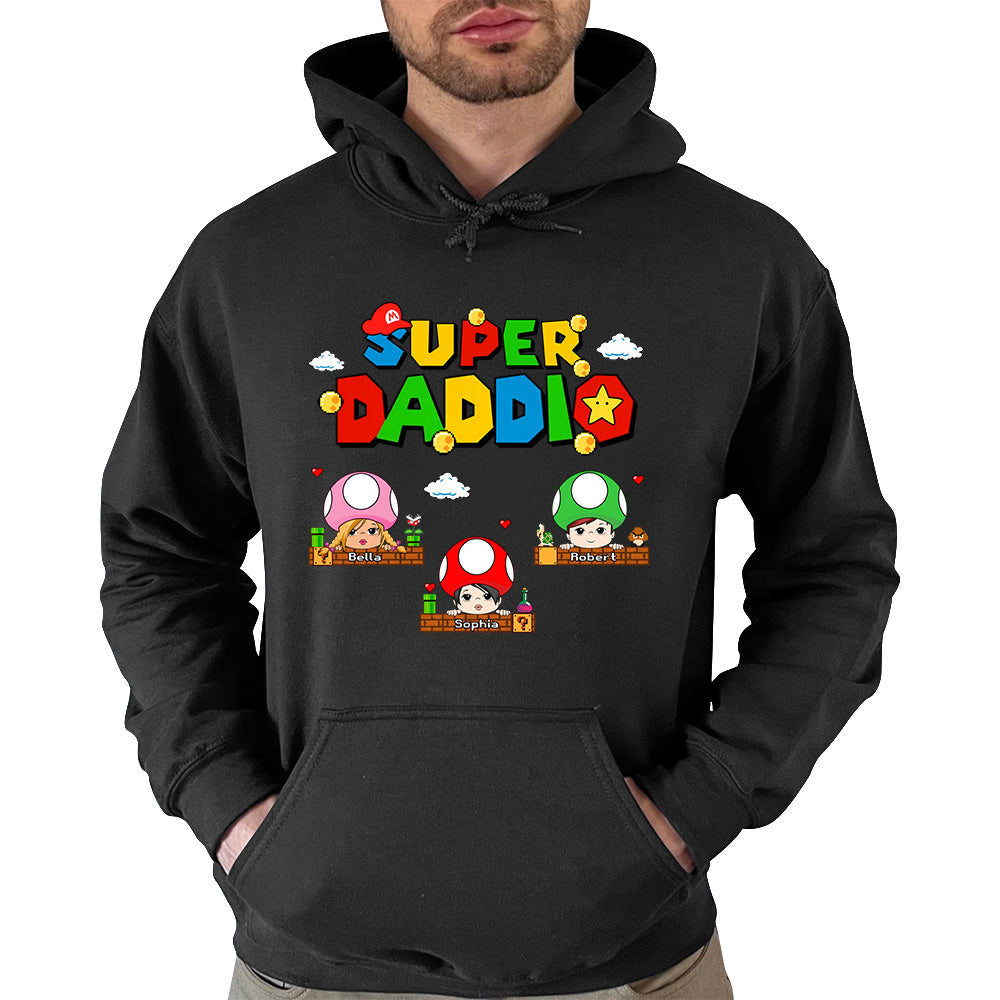 Super Daddio Personalized Shirt Gift For Father's Day K1702