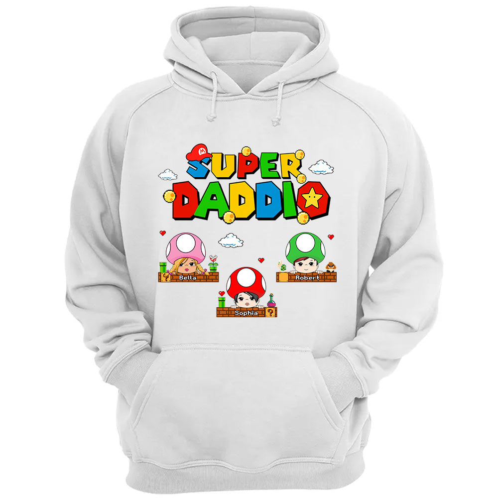 Super Daddio Personalized Shirt Gift For Father's Day K1702