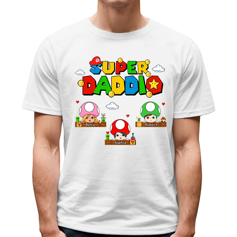 Super Daddio Personalized Shirt Gift For Father's Day K1702