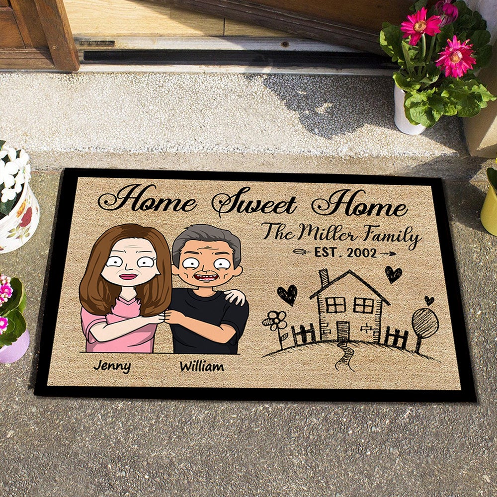 Home Sweet Apartment Doormat, Home Sweet Home Doormat, Funny Doormat, Funny Door  Mat, Housewarming Gift, Birthday Gift, Anniversary Gift 