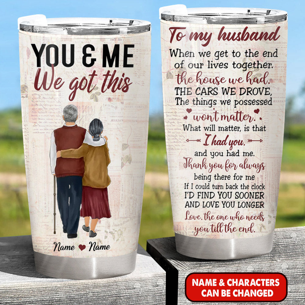 Birthday Gifts For Wife & Romatic Gifts For Her For Anniversary Christmas Gifts For Wife - Stainless Steel Tumbler Love You Wife Gifts